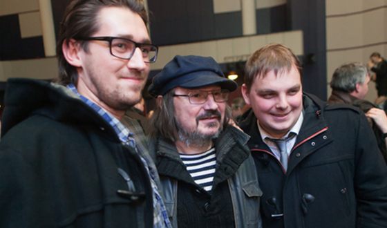 Алексей Балабанов и его взрослые сыновья