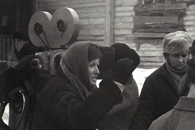 Александр Стефанович на съемках фильма «Пена»