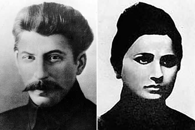 Иосиф Сталин с первой женой