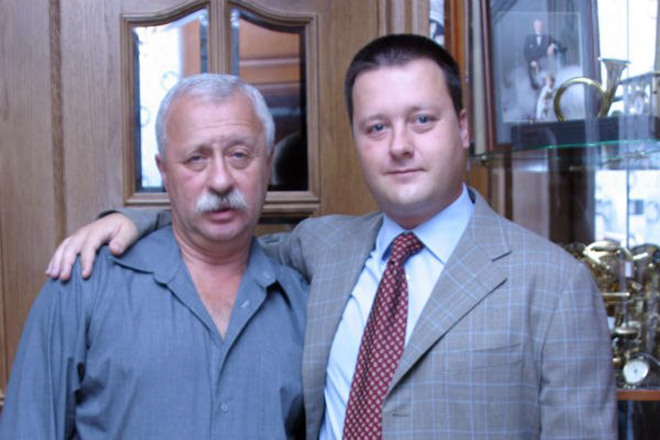 Леонид Якубович с сыном