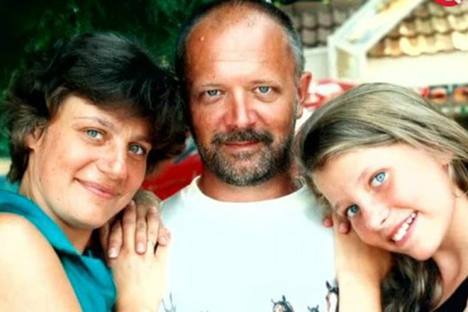 Андрей Ростоцкий с женой и дочерью