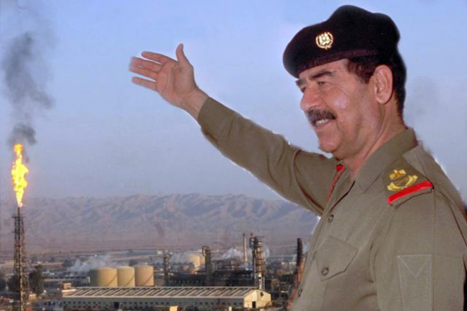 Саддам Хусейн в форме