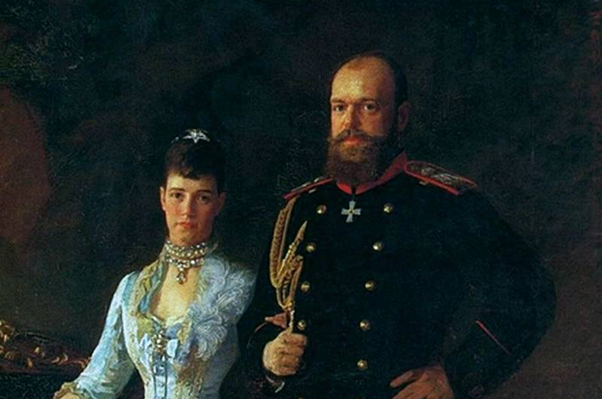 Царь Александр III и Мария Федоровна