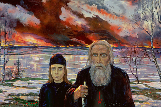 Картина Ильи Глазунова из цикла 