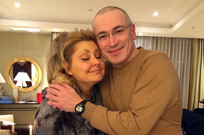 Михаил Ходорковский с женой