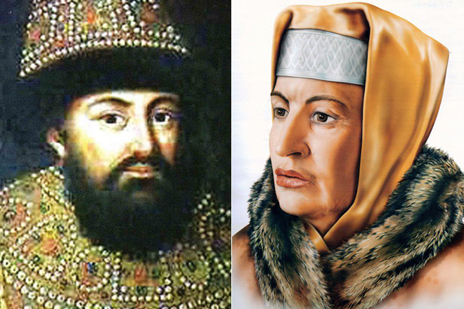 Иван III и Софья Палеолог, родители Василия III
