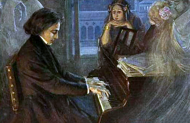 Фредерик Шопен за фортепиано