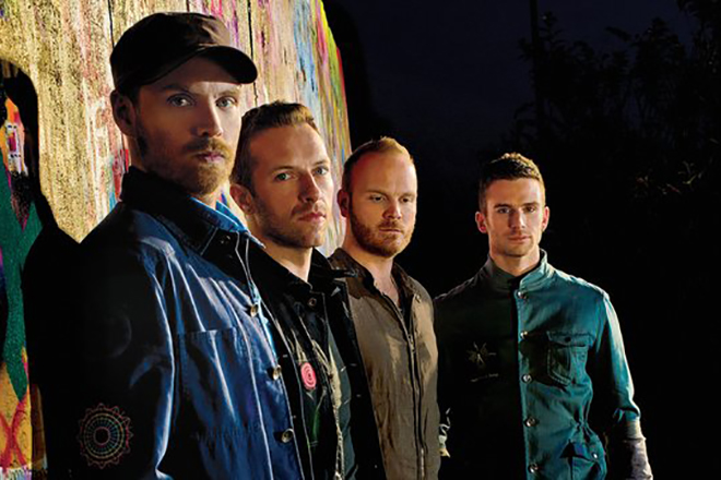 Крис Мартин и группа Coldplay
