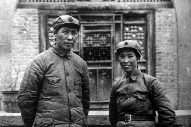 Мао Цзэдун с третьей женой