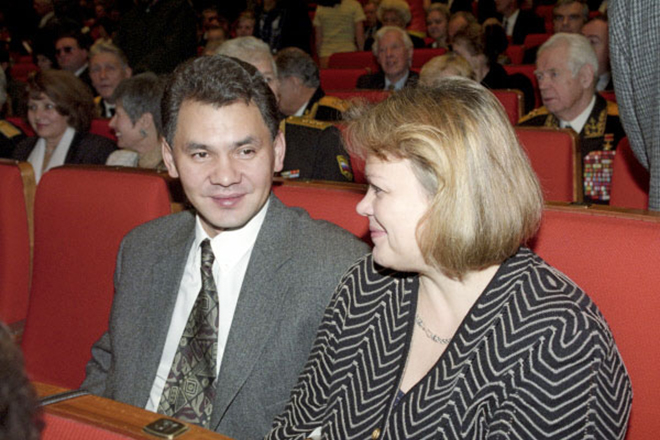 Сергей Шойгу с женой