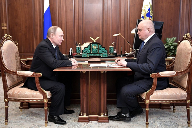 Сергей Цивилев и Владимир Путин