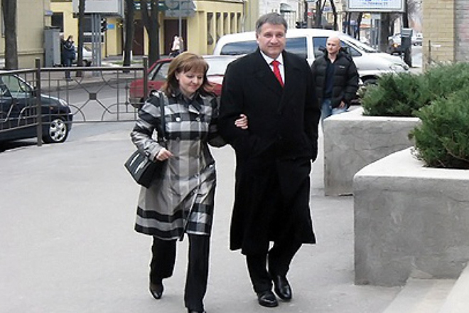Арсен Аваков с женой