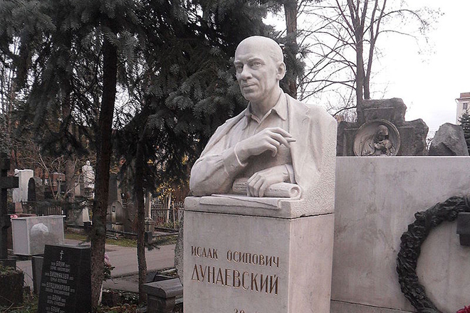 Могила Исаака Дунаевского
