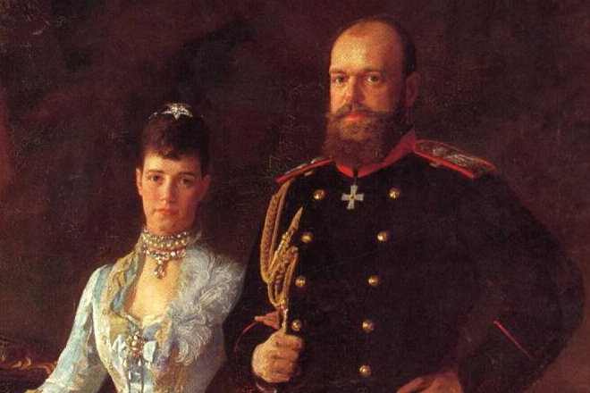 Мария Федоровна и Александр III