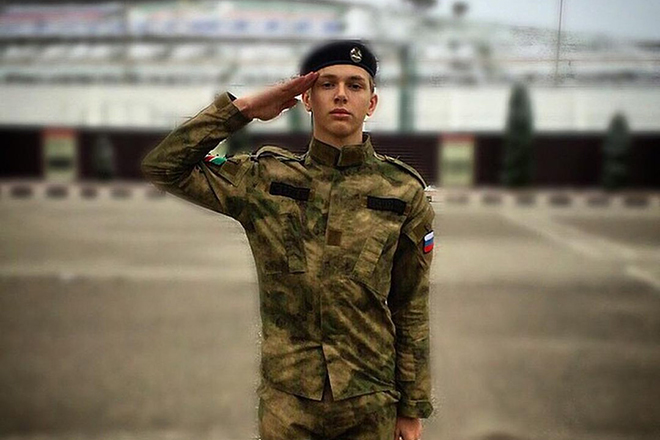 Дени Байсаров в кадетском корпусе