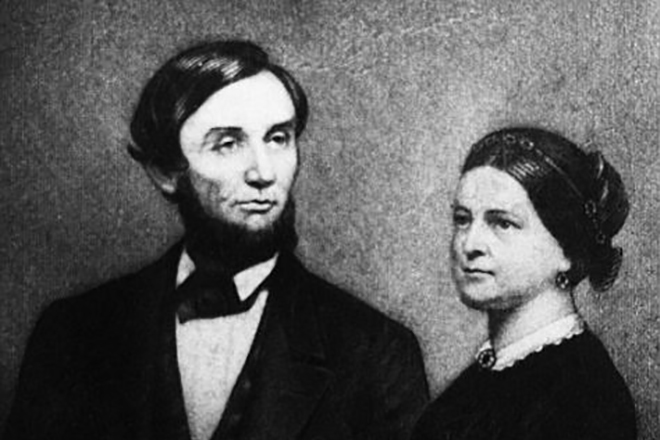 Авраам Линкольн с женой