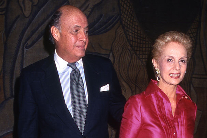 Каролина Эррера и ее муж Рейнальдо Эррера Гевара