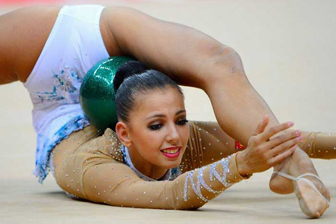 Художественная гимнастика в исполнении Дарьи Дмитриевой