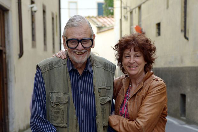 Джордж Ромеро и его жена Сюзанна