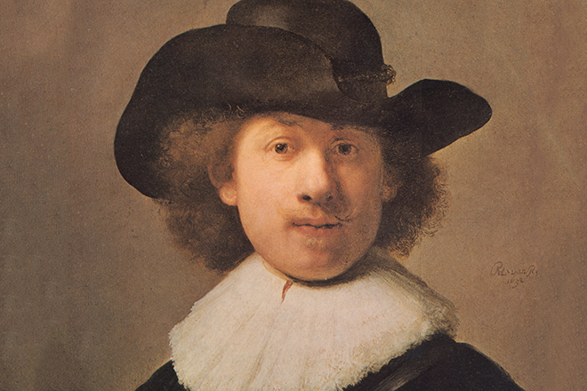 Молодой Рембрандт. Автопортрет