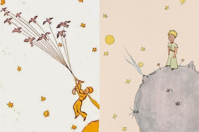 Иллюстрации Антуана де Сент-Экзюпери к сказке «Маленький принц»
