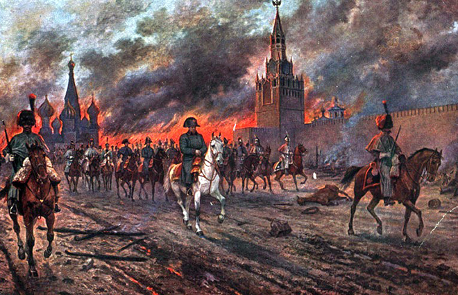 Наполеон во время войны с Россией