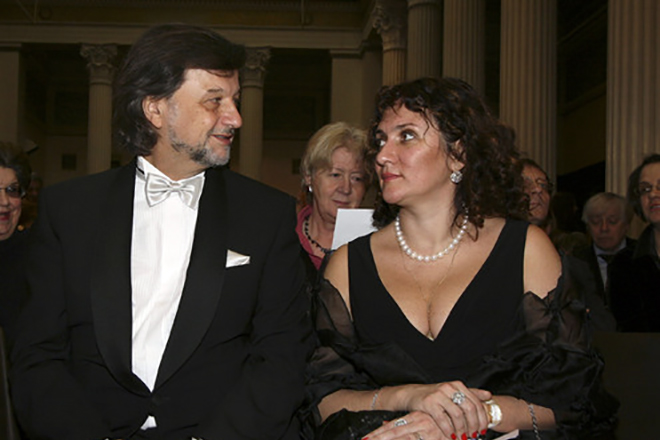 Алексей Рыбников и его жена