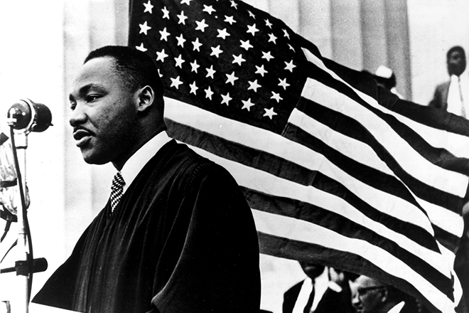 Мартин Лютер Кинг выступал за права человека