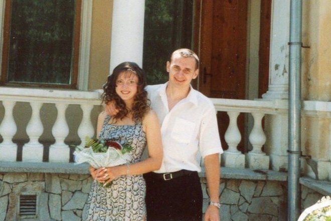 Олег Сенцов и его жена Алла