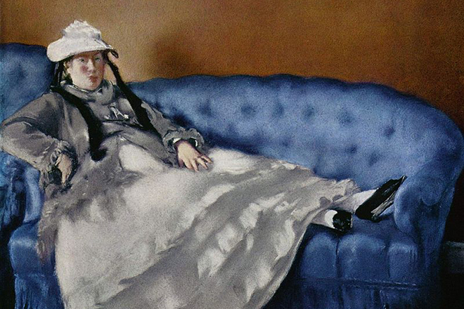 Жена Эдуарда Мане Сюзанна на картине 