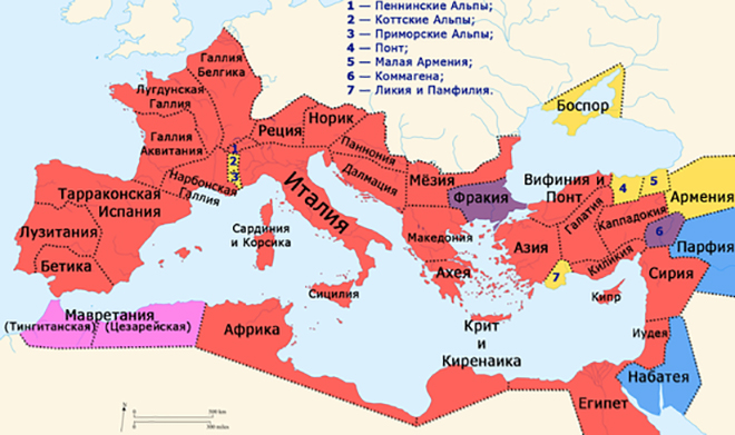 Изменения в территории Римской империи, произошедшие в правление Калигулы