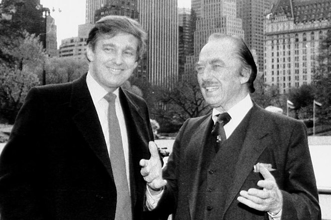 Фред Трамп с сыном Дональдом