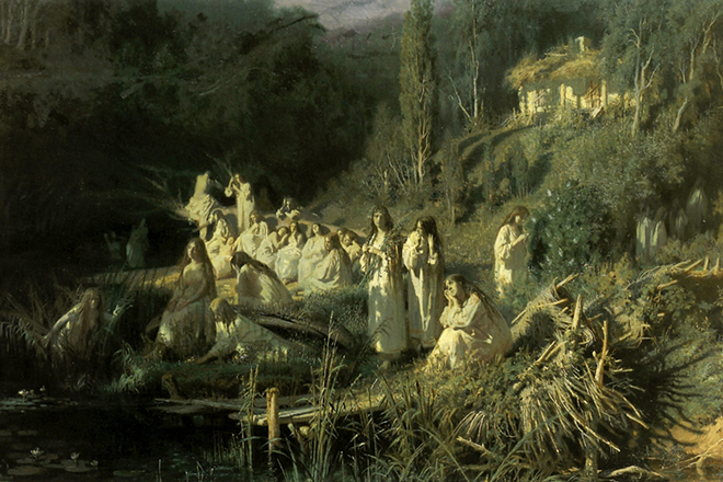 Картина Ивана Крамского «Русалки» («Майская ночь»)