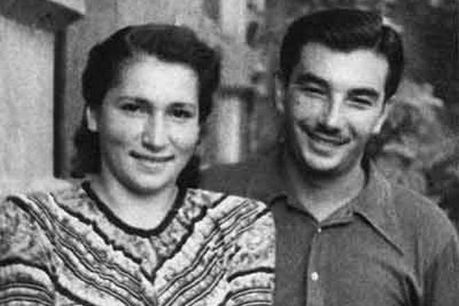Евгений Примаков и его первая жена Лаура