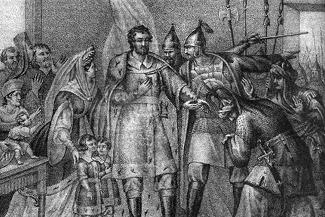 Князья и бояре вызываются возвратить Василию Тёмному великокняжеский престол