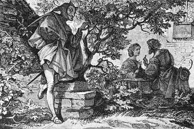 Иллюстрация к поэме Иоганна Гете 