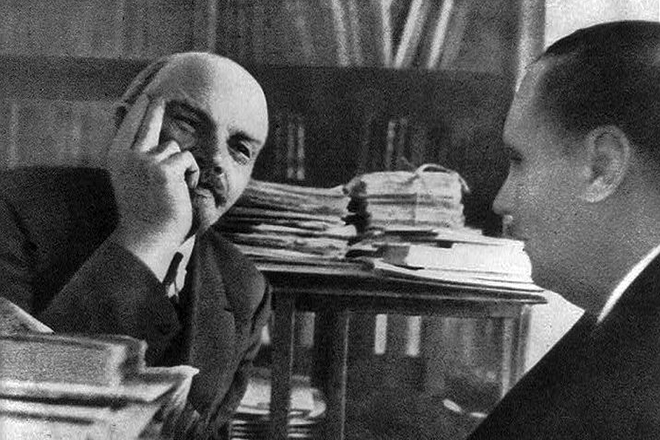 Владимир Ленин и Герберт Уэллс