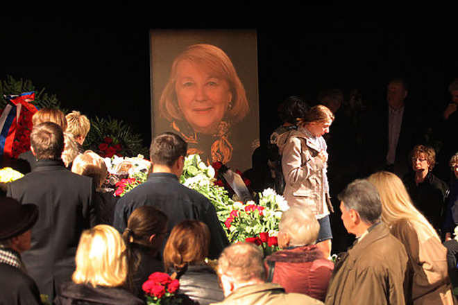 Похороны Людмилы Ивановой