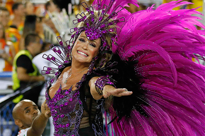 Сузана Виейра на карнавале