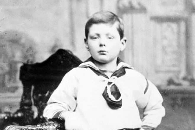 Уинстон Черчилль в детстве