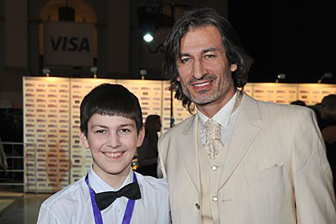 Мухтар Гусенгаджиев с сыном