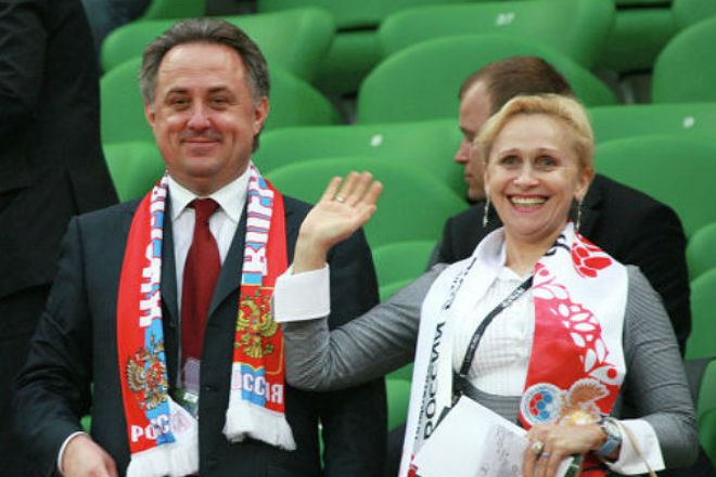 Виталий Мутко с супругой