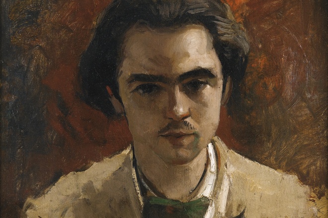Портрет молодого Поля Верлена