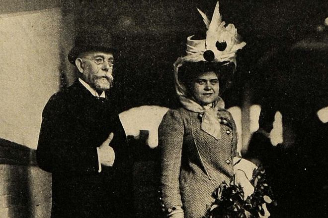 Роберт Кох и его жена Хедвига Фрайбург