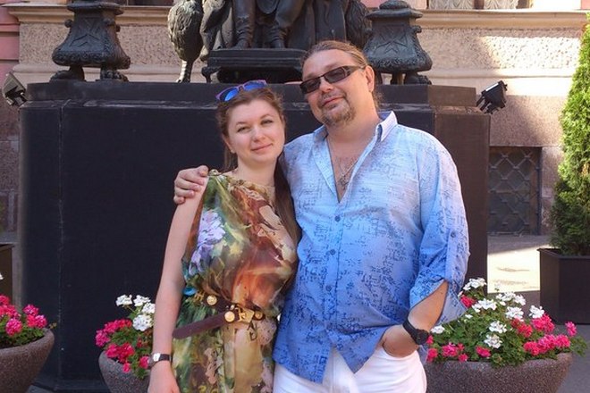 Владимир Захаров и его дочь Вероника