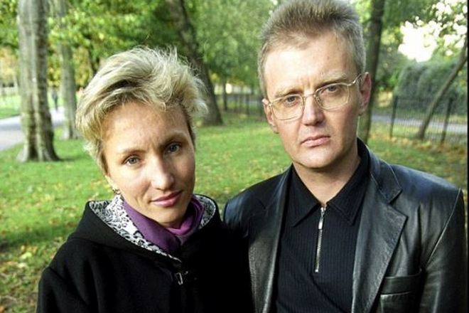 Александр Литвиненко и его жена Марина