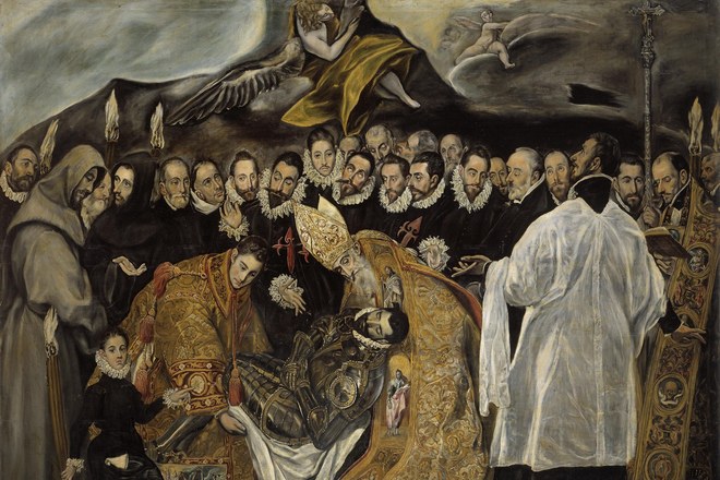 Картина Эль Греко «Погребение графа Оргаса»