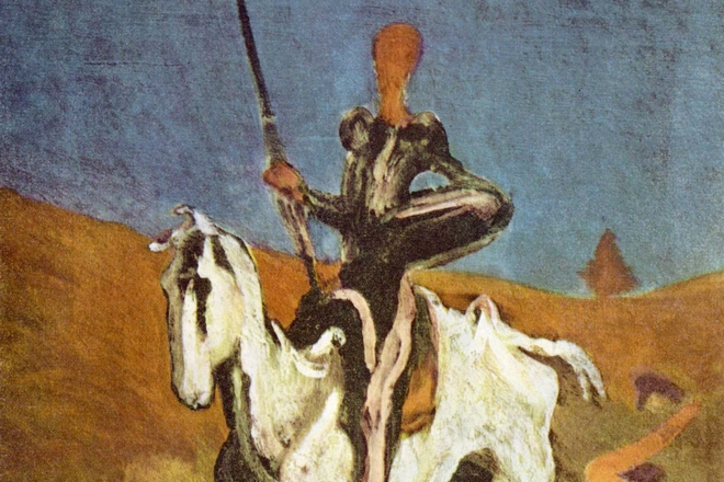 Картина Оноре Домье «Дон Кихот»