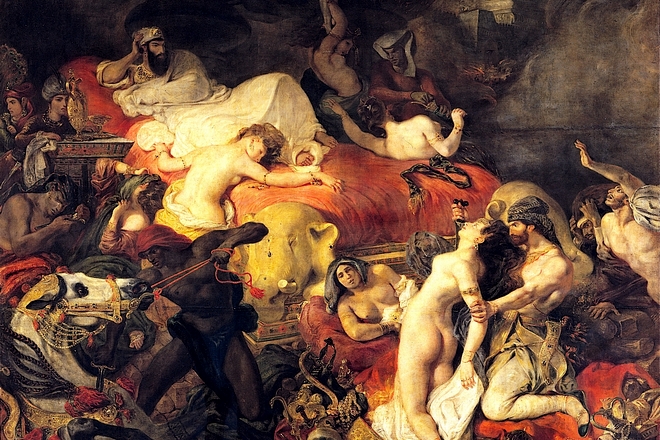 Картина Эжена Делакруа «Смерть Сарданапала»