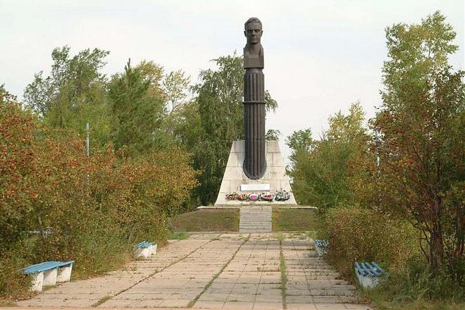 Место гибели космонавта Владимира Комарова